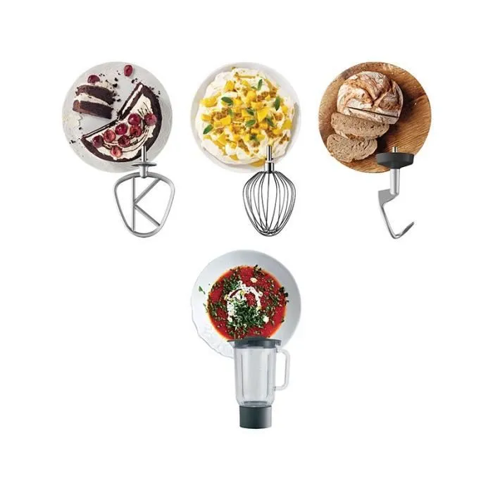 Kenwood KVL4110S Robot de Cocina Chef XL, 1200W, 6.7L, Acero Inoxidable 5