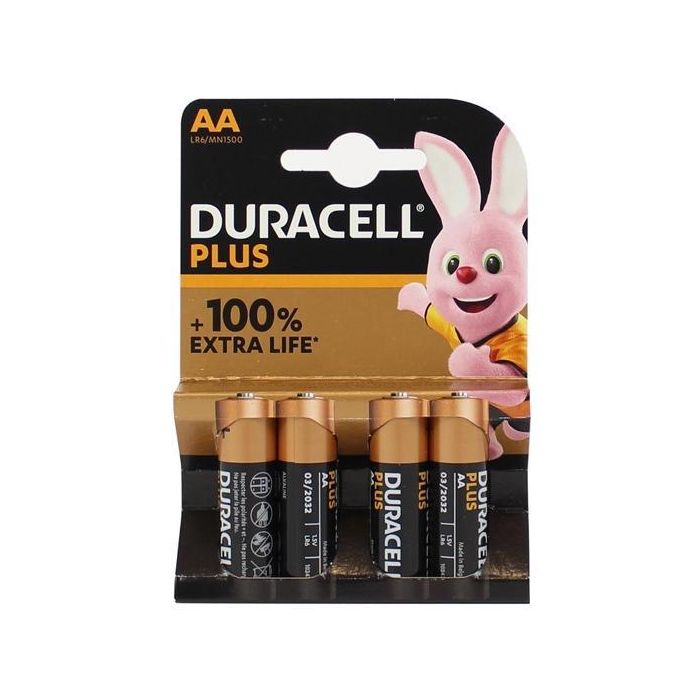 Duracell Pilas Power Plus Lr06 Alcalinas Aa 1.5 V Pack-4