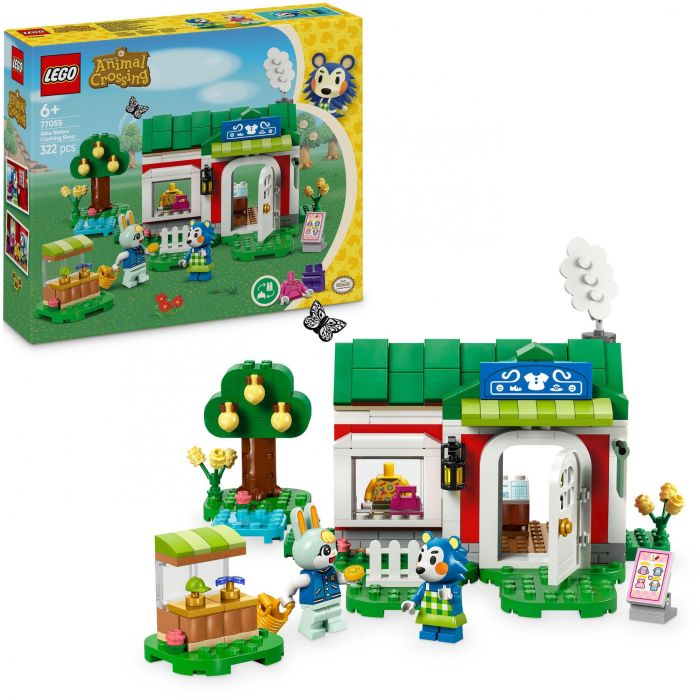 LEGO 77055 Tienda Ropa Hermanas Manitas Animal Crossing Set de Construcción con Figuras Pili y Ariel Juguete para Niños +6 años 2 LEGO 77055 Tienda Ropa Hermanas Manitas Animal Crossing Set de Construcción con Figuras Pili y Ariel Juguete para Niños +6 años 2