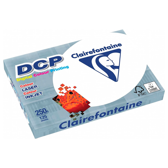Clairefontaine Papel Multifunción Din A4 Blanco 250 gramos Paquete 125 Hojas 4