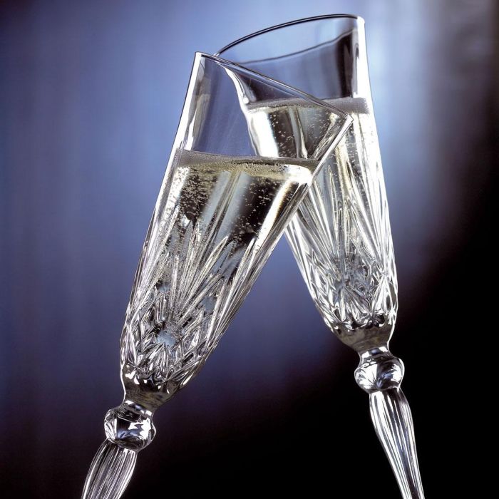 Rcr Cristalleria IT Melodia Copa Cava 160 Ml LUXION eco-crystal glass 6 Unidades