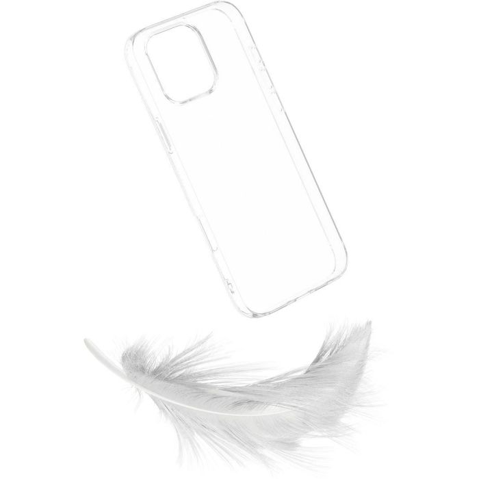 eSTUFF Funda INFINITE VIENNA Transparente TPU para iPhone 16 Pro - 100% Plástico Reciclado, Certificado GRS 5