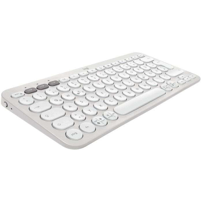 Logitech PEBBLE KEYS 2 K380S TONAL WHITE 3 Logitech PEBBLE KEYS 2 K380S TONAL WHITE 3