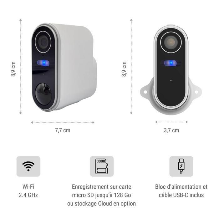 Cámara de vigilancia exterior inalámbrica con panel solar Konyks Camini Air 2 Solar 5 Cámara de vigilancia exterior inalámbrica con panel solar Konyks Camini Air 2 Solar 5