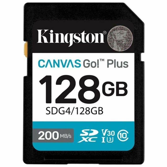 Tarjeta de Memoria SDXC Kingston CANVAS Go! Plus 128 GB 0 Tarjeta de Memoria SDXC Kingston CANVAS Go! Plus 128 GB 0