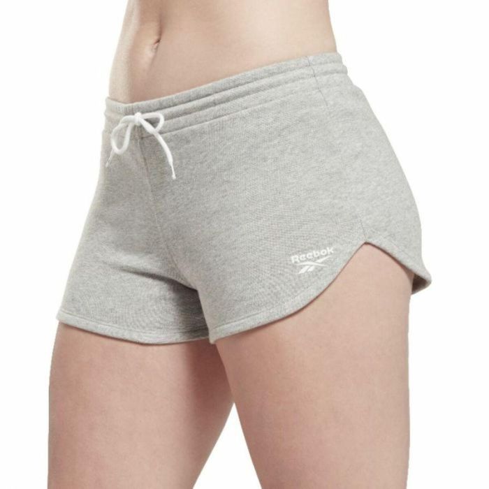 Pantalón Corto Deportivo Reebok Identity French Terry Short Gris 1
