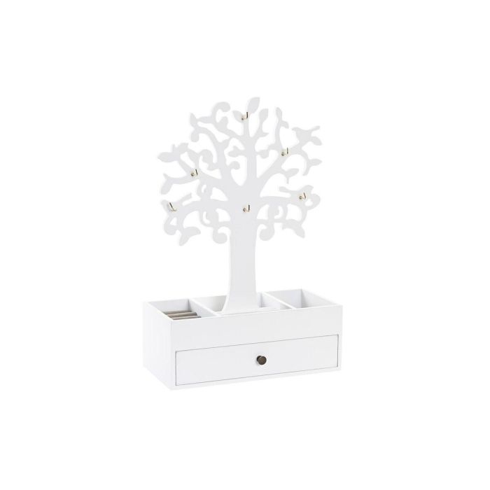 Caja-Joyero DKD Home Decor Blanco Madera MDF (24 x 12 x 36 cm) Caja-Joyero DKD Home Decor Blanco Madera MDF (24 x 12 x 36 cm)