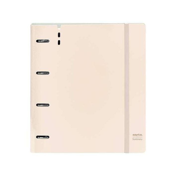 Carpeta Con Recambio Safta Din A4 Cuadro 5 mm Polipropileno Foam 4 Anillas 35 mm Rosa Claro 3 Carpeta Con Recambio Safta Din A4 Cuadro 5 mm Polipropileno Foam 4 Anillas 35 mm Rosa Claro 3