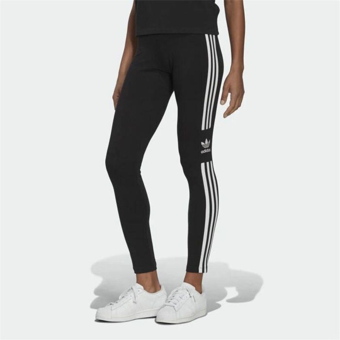 Mallas Deportivas de Mujer Adidas Adicolor 3 Stripes Trefoil Negro 1 Mallas Deportivas de Mujer Adidas Adicolor 3 Stripes Trefoil Negro 1