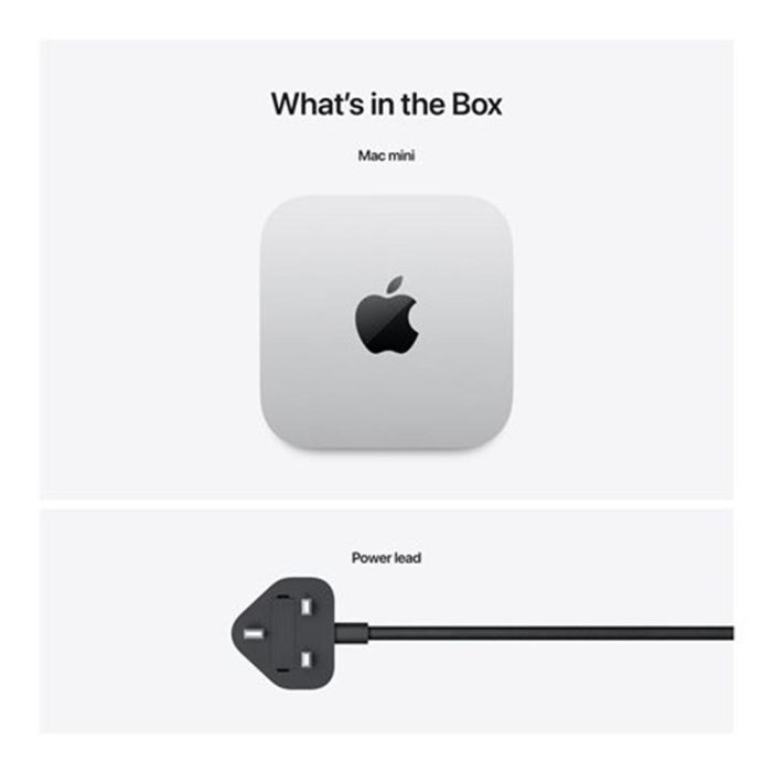 Apple Mac Mini Plata M4 Ordenador (Chip M4 10 núcleos, 16GB RAM, 256GB SSD, GPU 10 núcleos) 1