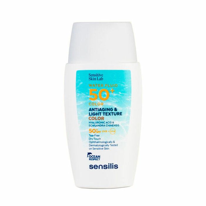 Protector Solar con Color Sensilis Antiaging Light Texture Color SPF 50+ 40 ml Protector Solar con Color Sensilis Antiaging Light Texture Color SPF 50+ 40 ml