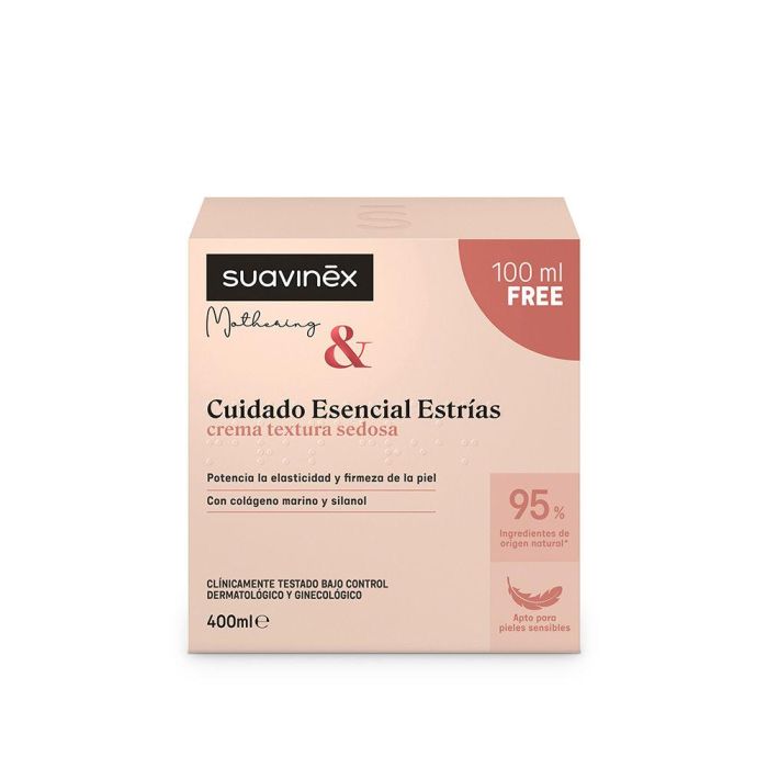 Suavinex Mothering Cuidado Esencial Estrías Crema 400 mL 2