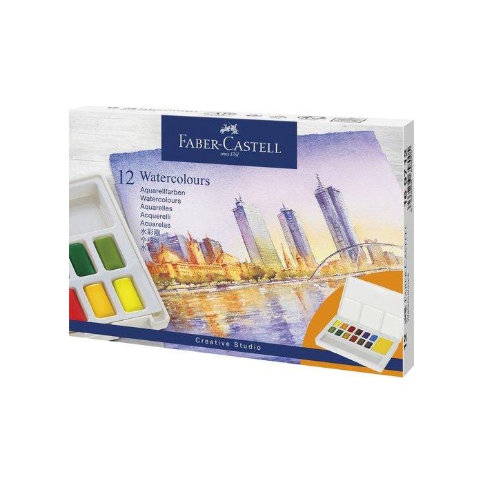 Acuarelas Faber-Castell Creative Studio Estuche De 12