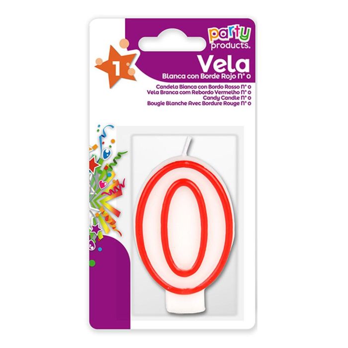 Best Products Vela Nº 0 Repostería Cera Roja / Blanca 1