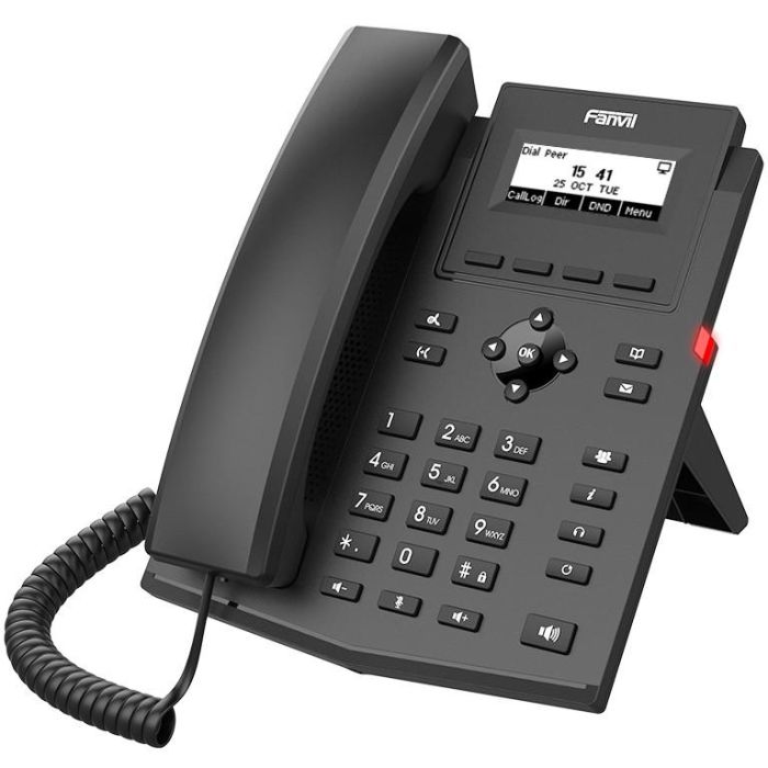 Fanvil X301W Teléfono IP Negro, Wi-Fi, 2 Líneas, PoE, Montaje Escritorio/Pared, para Oficina o Negocio 1 Fanvil X301W Teléfono IP Negro, Wi-Fi, 2 Líneas, PoE, Montaje Escritorio/Pared, para Oficina o Negocio 1
