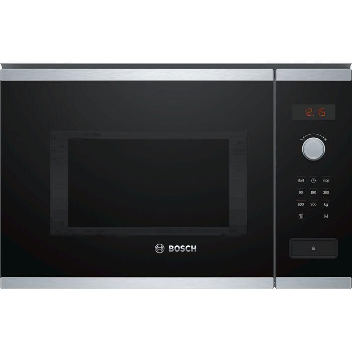 Serie Bosch | 4 BFL553MS0 Horno microondas monofunción empotrable 25 litros 900 Watt acero inoxidable Serie Bosch | 4 BFL553MS0 Horno microondas monofunción empotrable 25 litros 900 Watt acero inoxidable
