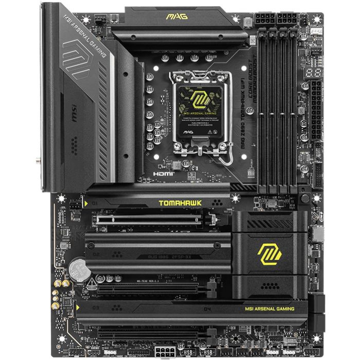 MSI MAG Z890 TOMAHAWK WiFi Placa Base Intel Z890 LGA 1851 (Socket V1) DDR5 ATX con Wi-Fi 7 y 5 Gigabit Ethernet para Intel Core Ultra 1 MSI MAG Z890 TOMAHAWK WiFi Placa Base Intel Z890 LGA 1851 (Socket V1) DDR5 ATX con Wi-Fi 7 y 5 Gigabit Ethernet para Intel Core Ultra 1