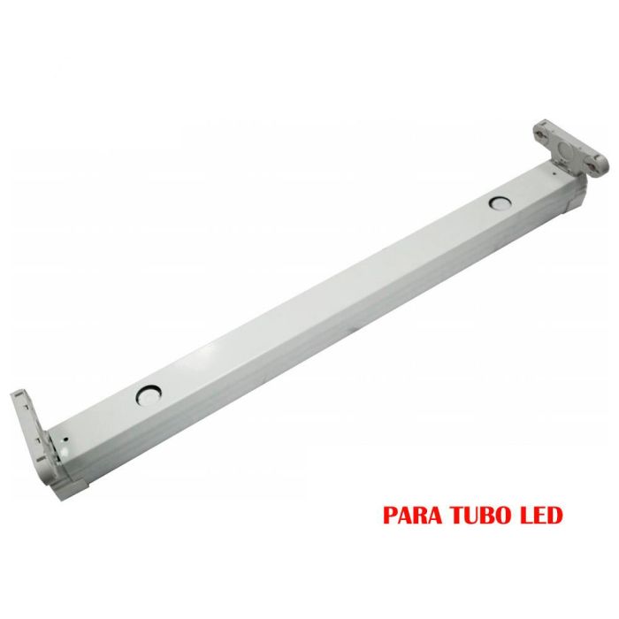 Regleta fluorescente para tubo de led 2x9w (eq. 18 W) 220v 61cm edm