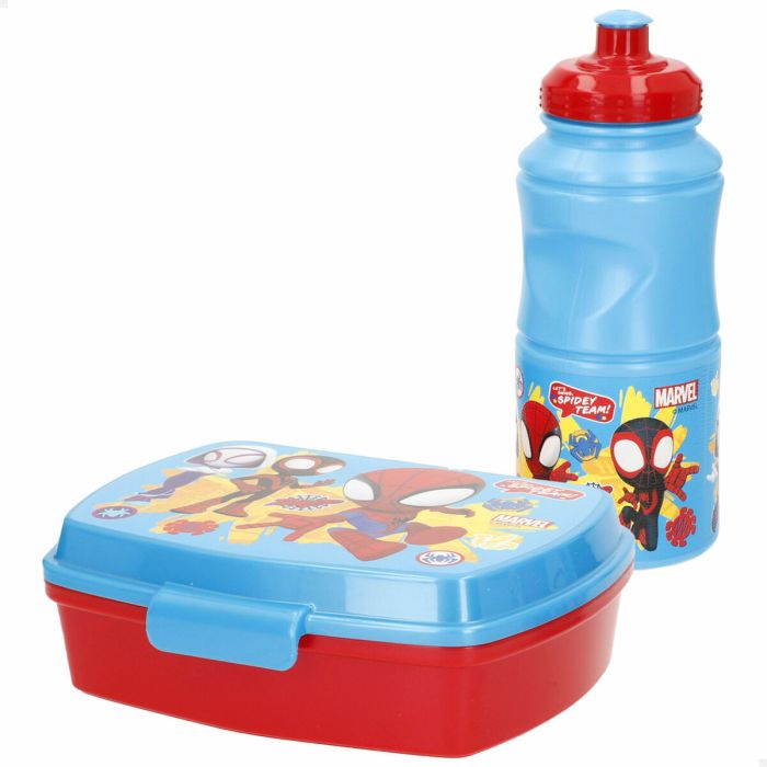 Fiambrera Spidey 380 ml 17 x 5,5 x 13,5 cm Botella (6 Unidades) 6 Fiambrera Spidey 380 ml 17 x 5,5 x 13,5 cm Botella (6 Unidades) 6