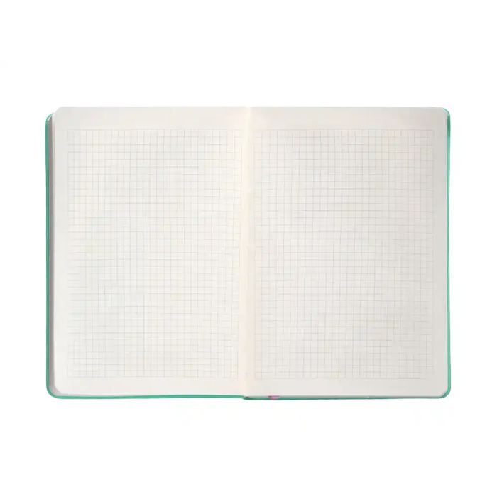 Antartik Cuaderno Tapa Dura A4 Hojas Cuadriculadas 100 Hojas 80 gr Rosa y Turquesa FSC Colección Antartik Notes 7