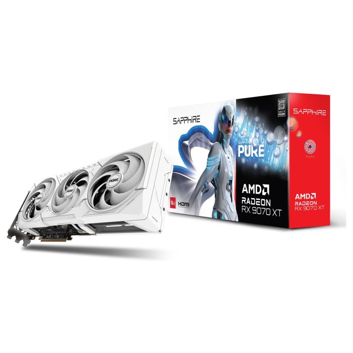 Sapphire RX 9070 XT 16GB GDDR6 3 Fan Blanco PCI Express 5.0 7