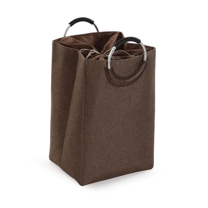 Cesto para la Ropa Sucia Versa Marrón Aluminio Polipropileno EVA 36 X 55 X 30 CM 0 Cesto para la Ropa Sucia Versa Marrón Aluminio Polipropileno EVA 36 X 55 X 30 CM 0
