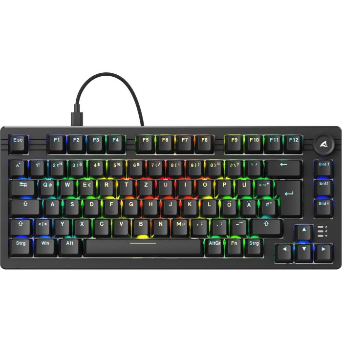 Sharkoon Gaming Tastatur Skiller SGK25 schwarz DE 1