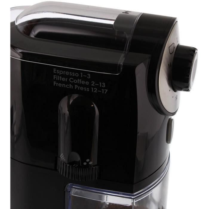 MELITTA 1019-02 Molino molinillo de café eléctrico - Negro 3 MELITTA 1019-02 Molino molinillo de café eléctrico - Negro 3