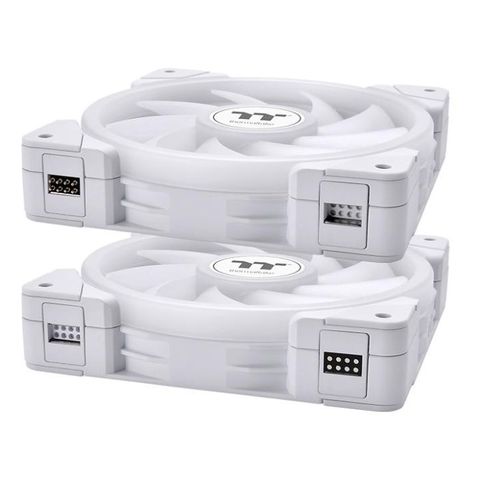 Thermaltake SWAFAN EX12 ARGB Refrigerador de Aire para Carcasa PC 14 cm Blanco, Pack de 3 Unidades 2