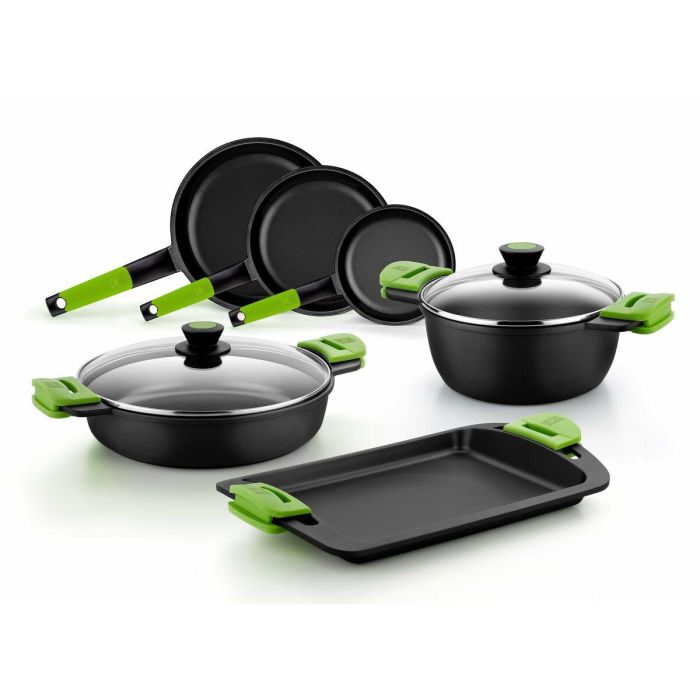 Plancha de Asar BRA A121459 Negro Metal Aluminio Ø 28 cm 2