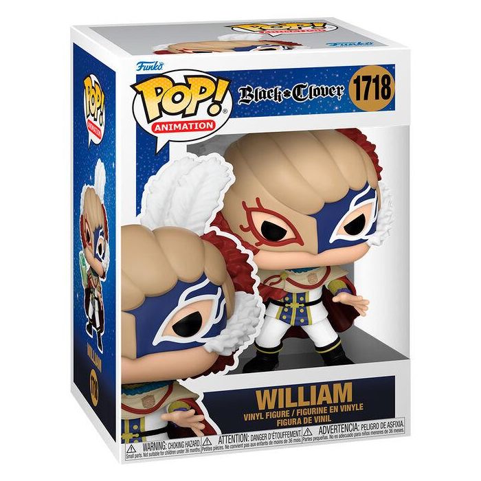 Funko Figura POP Black Clover William Vynil 9cm