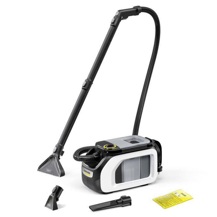 Quitamanchas compacto Karcher SE 3 - Limpieza profunda - 500 W - Depósito de 1,7 L - Accesorios incluidos Quitamanchas compacto Karcher SE 3 - Limpieza profunda - 500 W - Depósito de 1,7 L - Accesorios incluidos