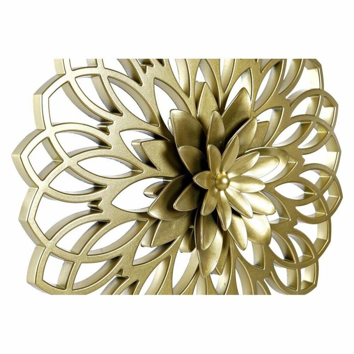 Decoracion Pared Neoclasico DKD Home Decor Dorado Champan 2 x 25 x 25 cm Set de 4 (2 Unidades) 1 Decoracion Pared Neoclasico DKD Home Decor Dorado Champan 2 x 25 x 25 cm Set de 4 (2 Unidades) 1