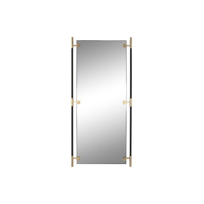 DKD Home Decor Espejo Moderno Negro Dorado de Hierro y Cristal, 192x86 cm, para Pared, con Zona de Reflejo 69x181 cm 1 DKD Home Decor Espejo Moderno Negro Dorado de Hierro y Cristal, 192x86 cm, para Pared, con Zona de Reflejo 69x181 cm 1