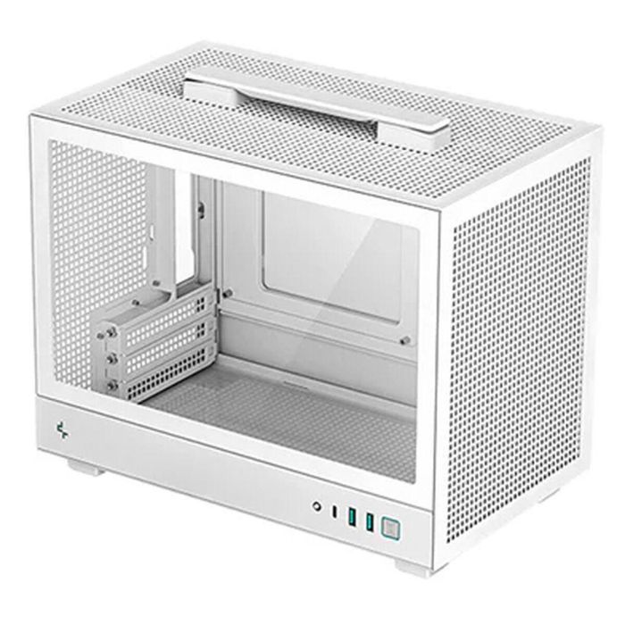 Deepcool Caja Ordenador Gaming Mini-ITX CH160, Blanco, Compatible con Tarjetas Gráficas hasta 30.5 cm, Panel de Vidrio Templado 3 Deepcool Caja Ordenador Gaming Mini-ITX CH160, Blanco, Compatible con Tarjetas Gráficas hasta 30.5 cm, Panel de Vidrio Templado 3