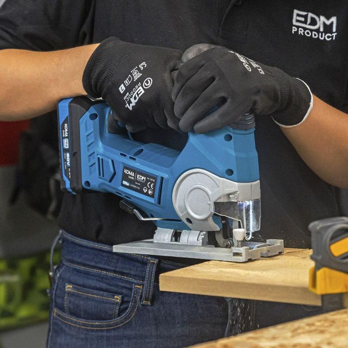 Koma Tools Sierra Calar 20v-sc 20V (sin batería ni cargador) Corte Madera 65mm Metal 8mm Velocidad 0-2300rpm Luz LED SDS 5