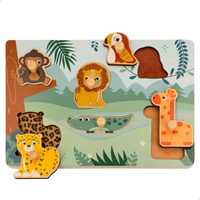 Puzzle Infantil de Madera Woomax (12 Unidades) 6 Puzzle Infantil de Madera Woomax (12 Unidades) 6