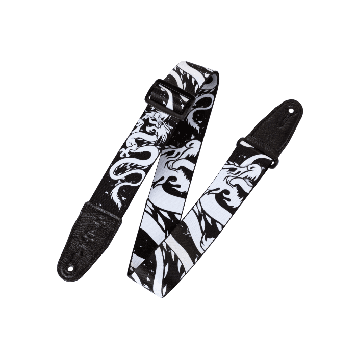 Correa Levy'S Poliéster Eastern Harmony Series 2" - Dragón Negro & Blanco Levys 4