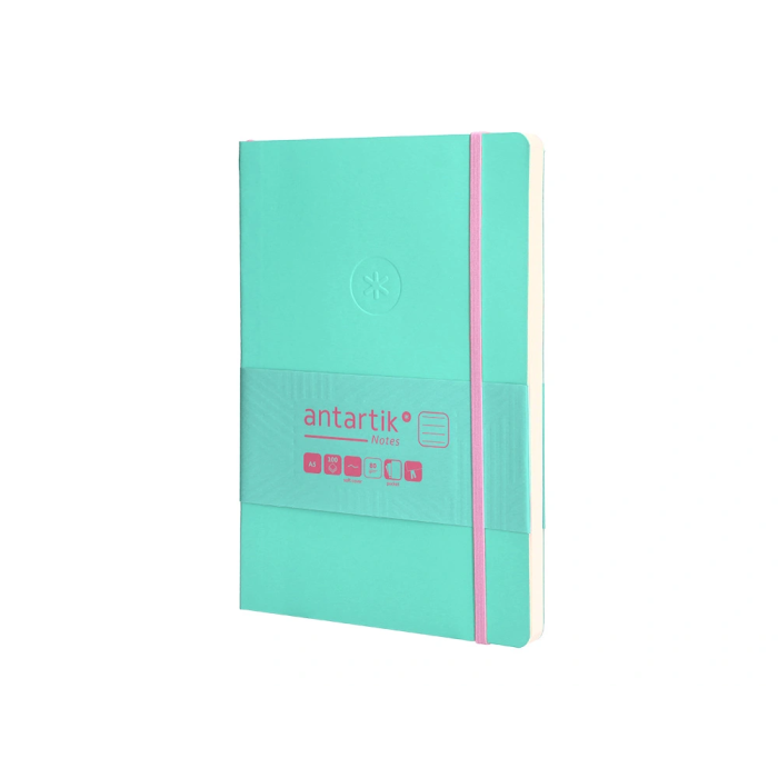 Antartik Cuaderno A5 Tapa Blanda Hojas Rayas Rosa y Turquesa, 80 Hojas, 80 gr FSC 3 Antartik Cuaderno A5 Tapa Blanda Hojas Rayas Rosa y Turquesa, 80 Hojas, 80 gr FSC 3