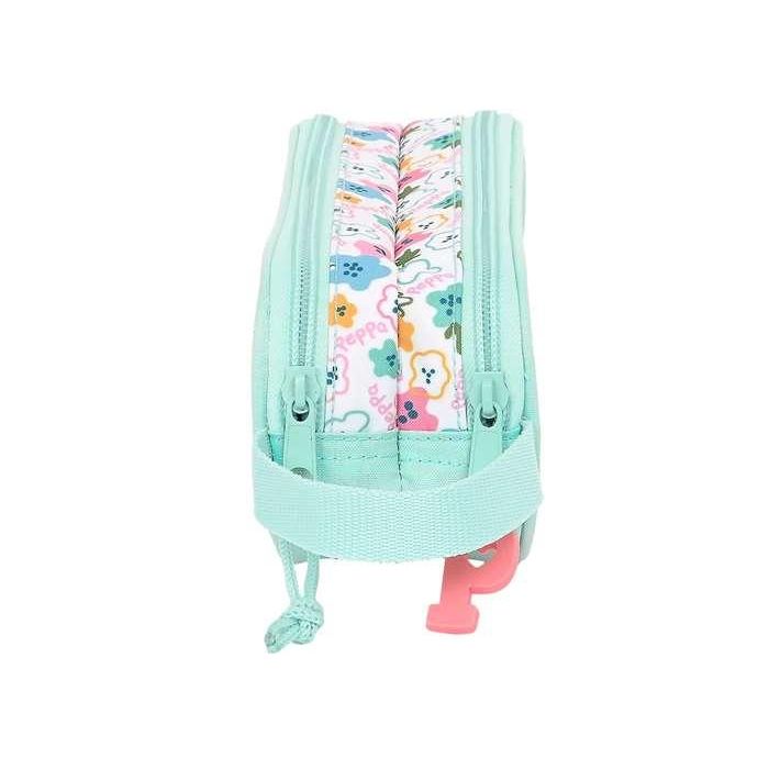 Portatodo Doble Peppa Pig Cosy corner Azul claro (21 x 8 x 6 cm) 3