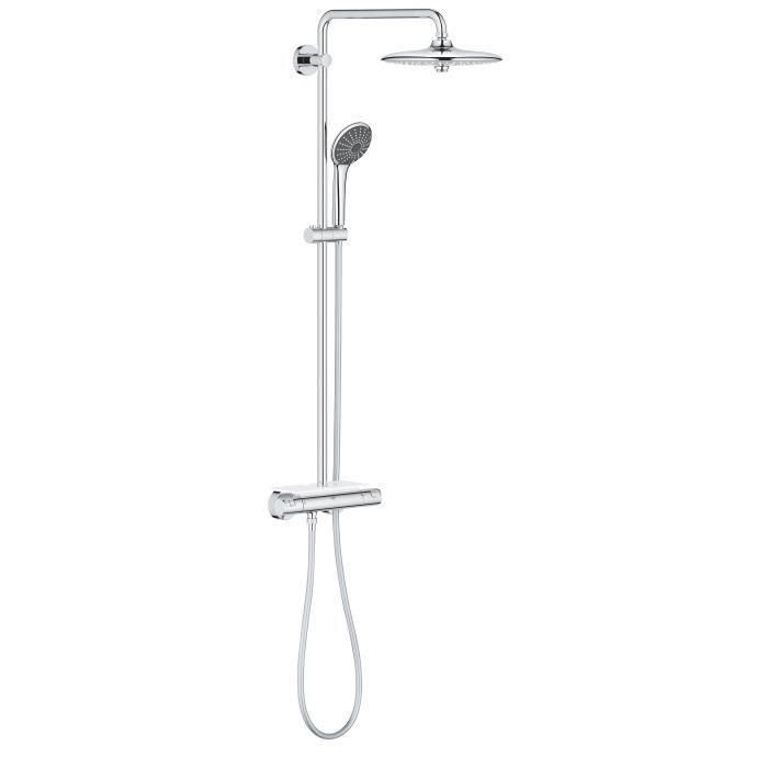 Grohe 26403001 Válvula Termostática Columna Ducha Vitulio Joy 260, Ahorro 50% Agua/Energía, Ducha 3 Chorros 0 Grohe 26403001 Válvula Termostática Columna Ducha Vitulio Joy 260, Ahorro 50% Agua/Energía, Ducha 3 Chorros 0