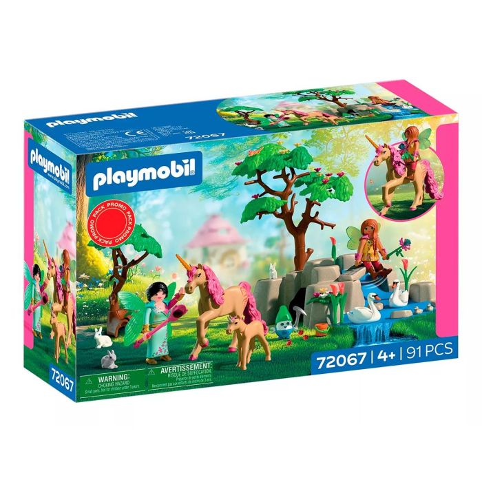 PLAYMOBIL Hadas De Excursión 72067 - Set de Juego con Unicornios, Animales del Bosque y Figuras de Hadas para Niños +4 Años 0 PLAYMOBIL Hadas De Excursión 72067 - Set de Juego con Unicornios, Animales del Bosque y Figuras de Hadas para Niños +4 Años 0