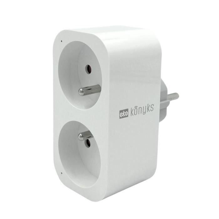 Konyks KON3770024338621 Enchufe doble Priska Duo FR Wi-Fi + Bluetooth