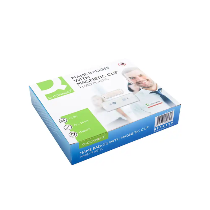 Q-connect Identificador KF14139 con Clip Magnético, Apertura Superior, 75x28 mm 4