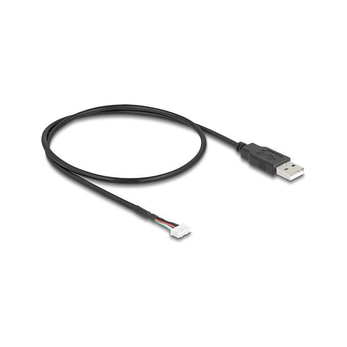 DeLOCK 12109 Cable USB 2.0 A a conector de bloque terminal de 5 pines, 0.6 m, Negro 1 DeLOCK 12109 Cable USB 2.0 A a conector de bloque terminal de 5 pines, 0.6 m, Negro 1