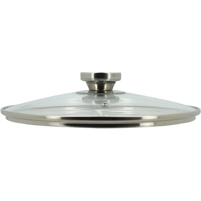 Menastyl 4615455 Olla con tapa de Acero Inoxidable, 9 Litros, para Todo tipo de Fuegos incluida Inducción 3