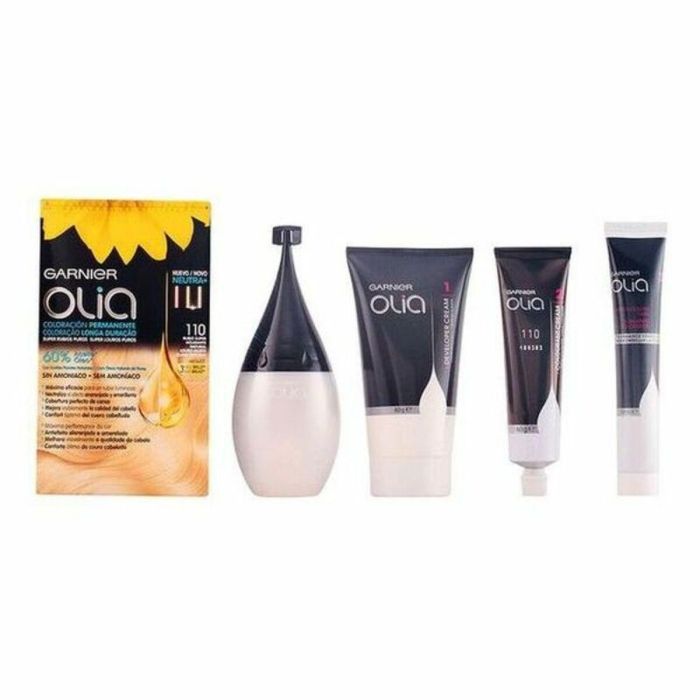 Garnier Olia Coloración Permanente #110 Rubio Super Aclarante Lote 4 pz Garnier Olia Coloración Permanente #110 Rubio Super Aclarante Lote 4 pz