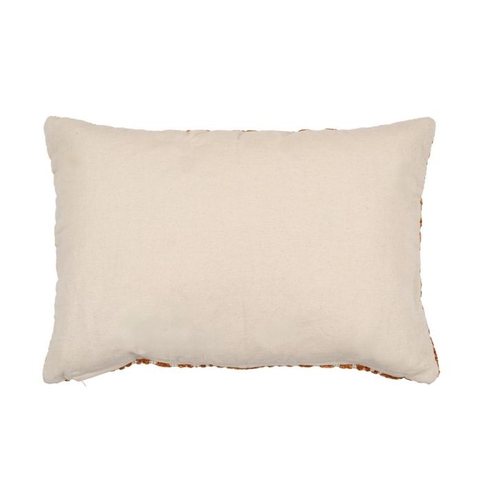 Cojín Blanco-Ocre Algodón / Poliéster 40 X 60 cm