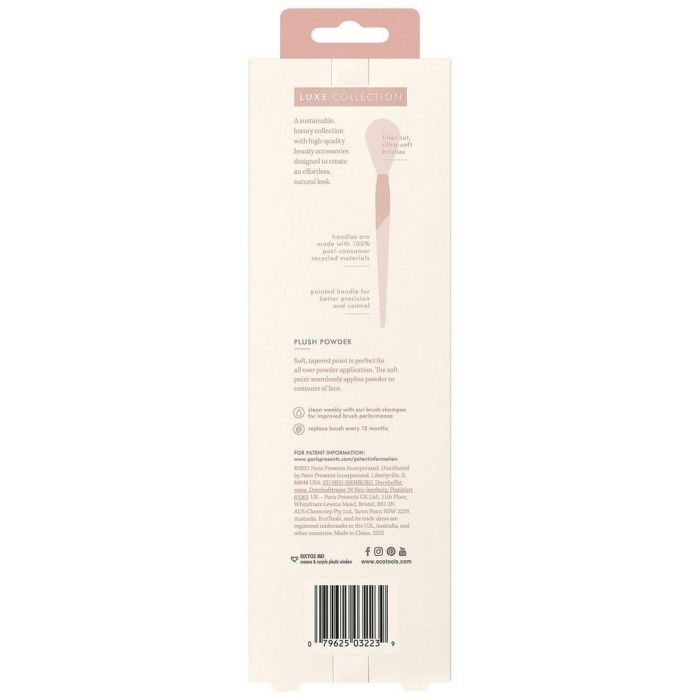 Ecotools Brocha de Maquillaje Plush Powder Brush 1 u 4