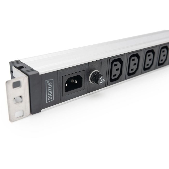 Digitus PDU 1U, 9 Salidas C13, 230V/10A, Color Negro 2